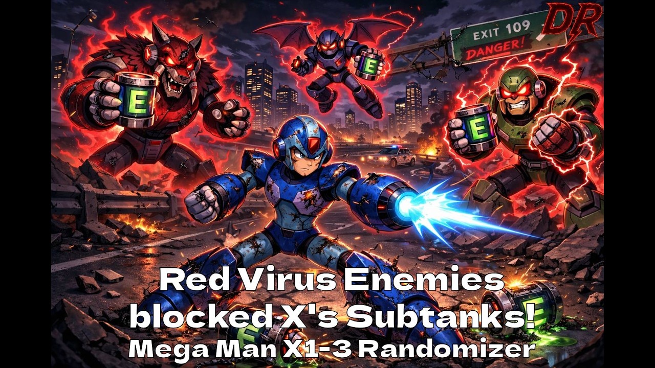 Red Virus enemies blocked X's Subtanks! - Mega Man X1-3 Randomizer