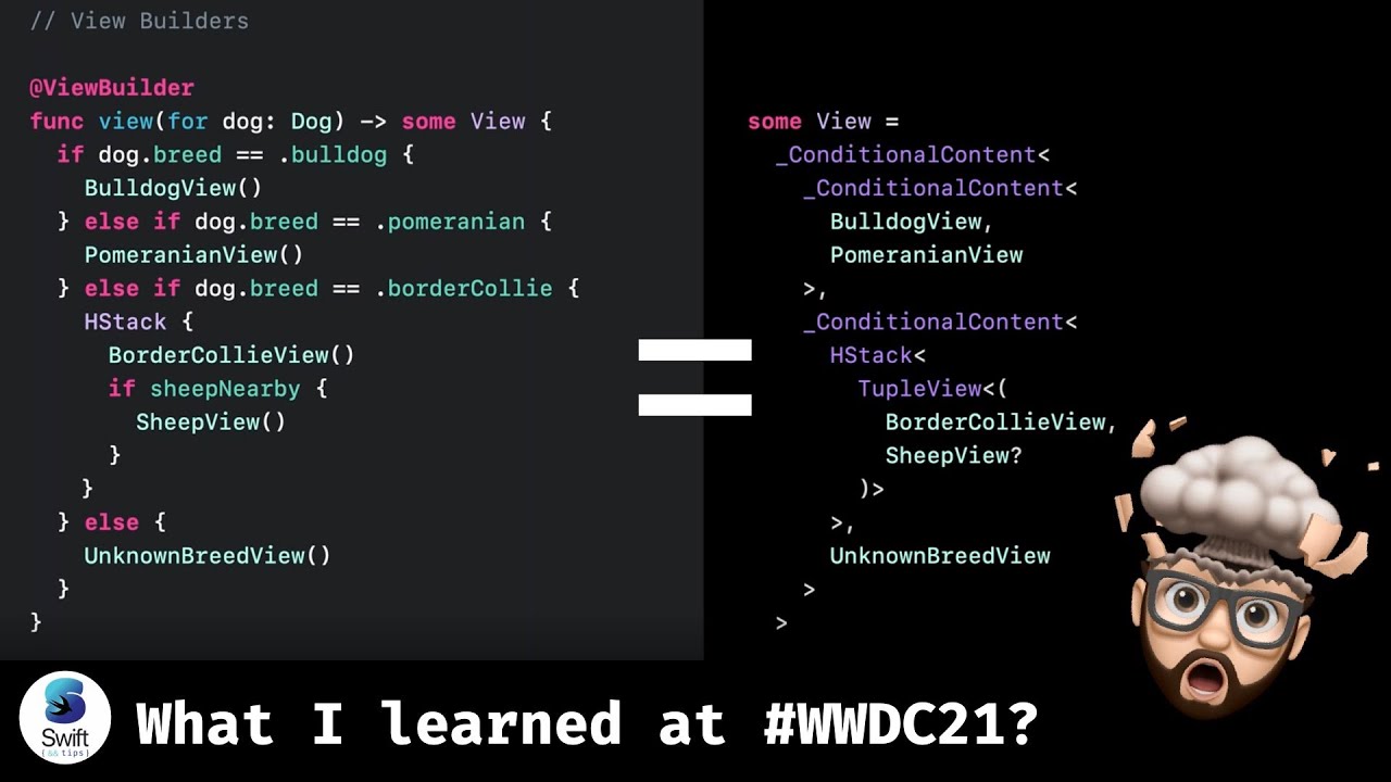 What I learned at #WWDC21 watching 