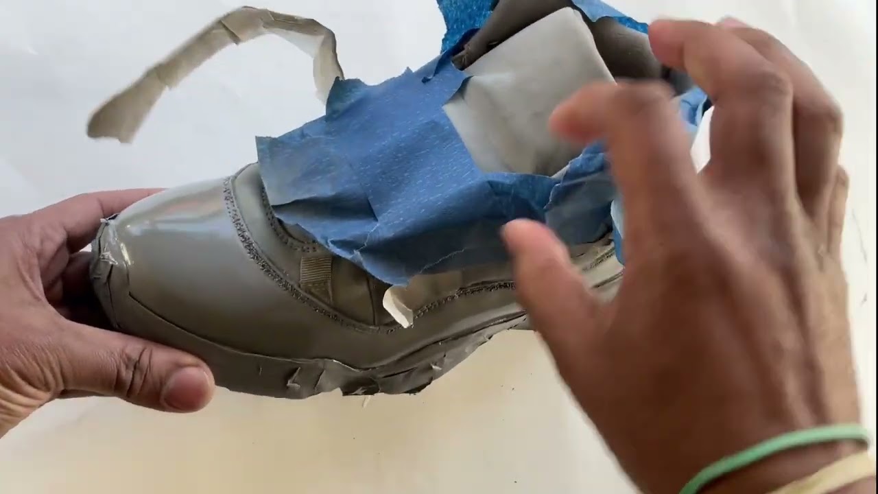 How to repair patent leather cool grey 11s