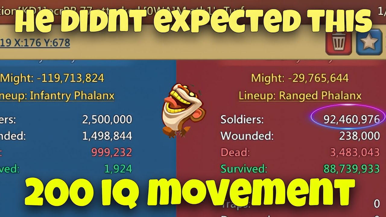 Lords Mobile - NEW KIND OF RALLY LEADERS. He didnt expect this! 200 IQ movement got him