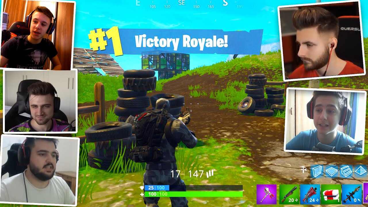 Primul WIN al YOUTUBERILOR pe Fortnite