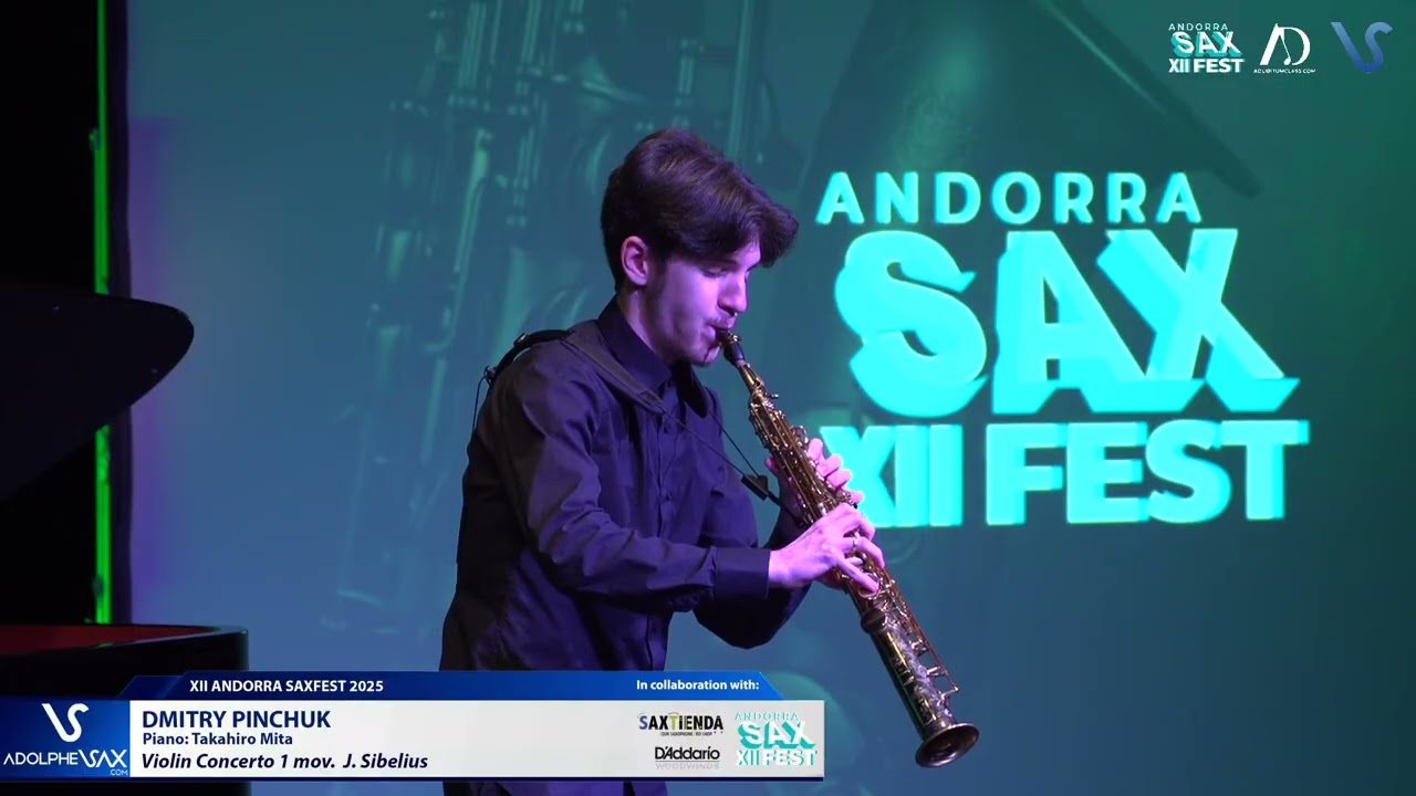 Dmitry Pinchuk plays Violin Concerto 1 mov. ⁠ J. Sibelius
