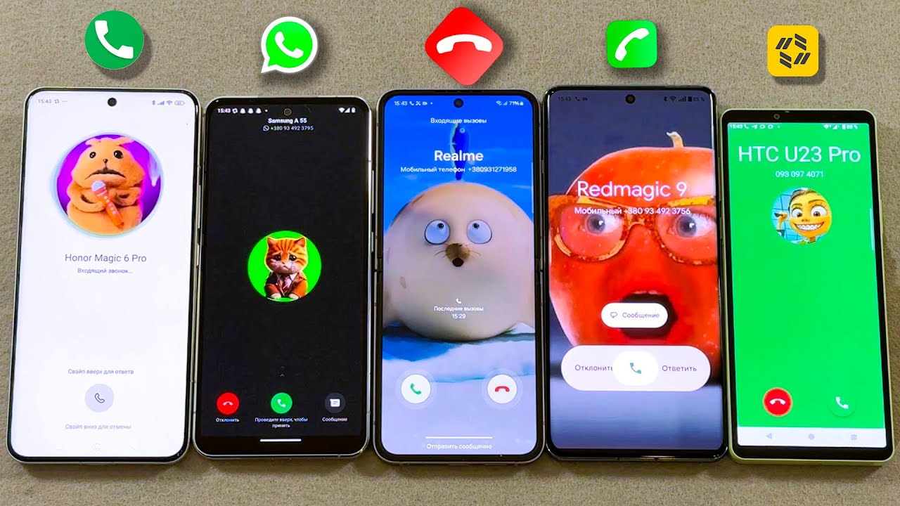 Tawasal, WhatsApp, FacetoCall Xiaomi 14 Ultra + Nokia X30 + Z Flip 6 + OnePlus 12 + Sony Xperia 10V