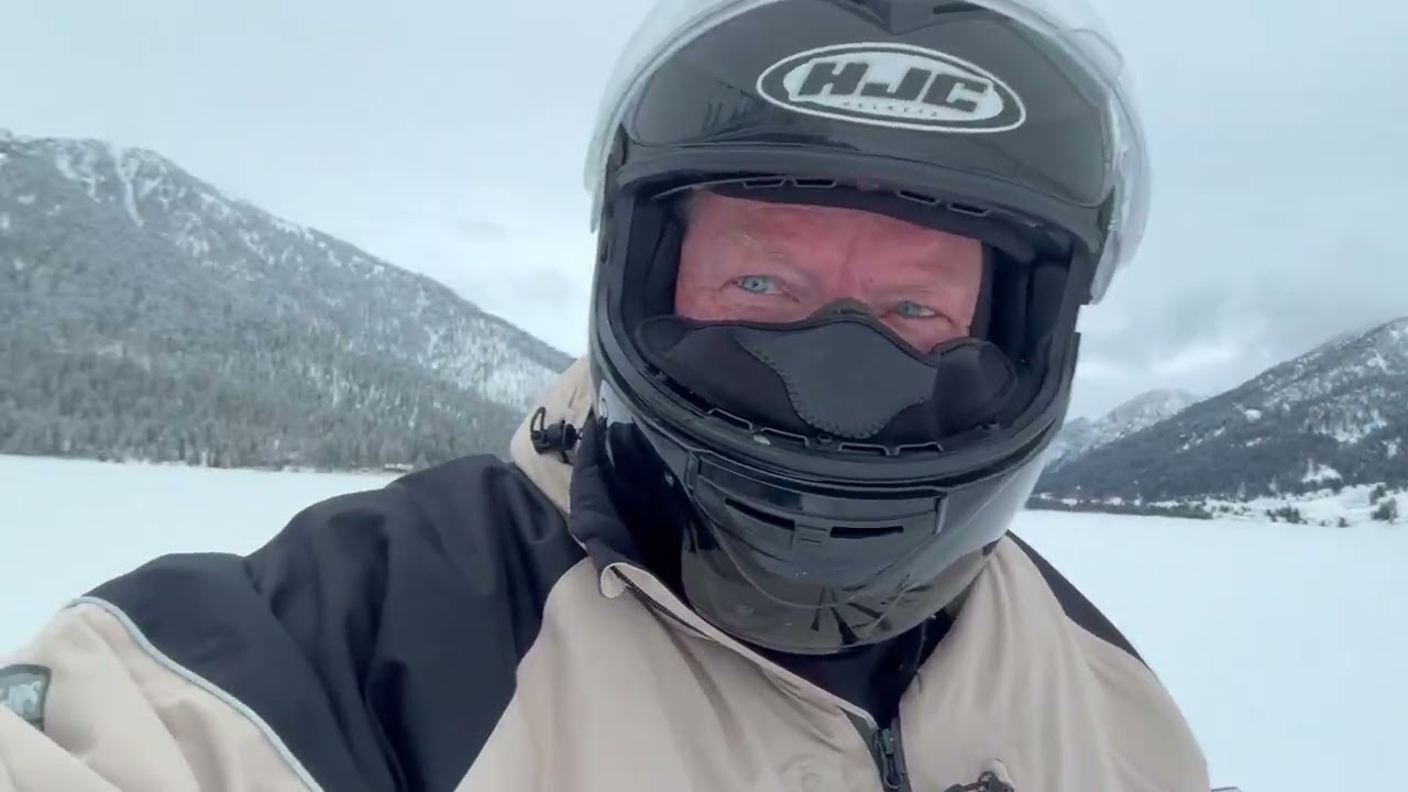 Hebgen lake ice check 1-8-25