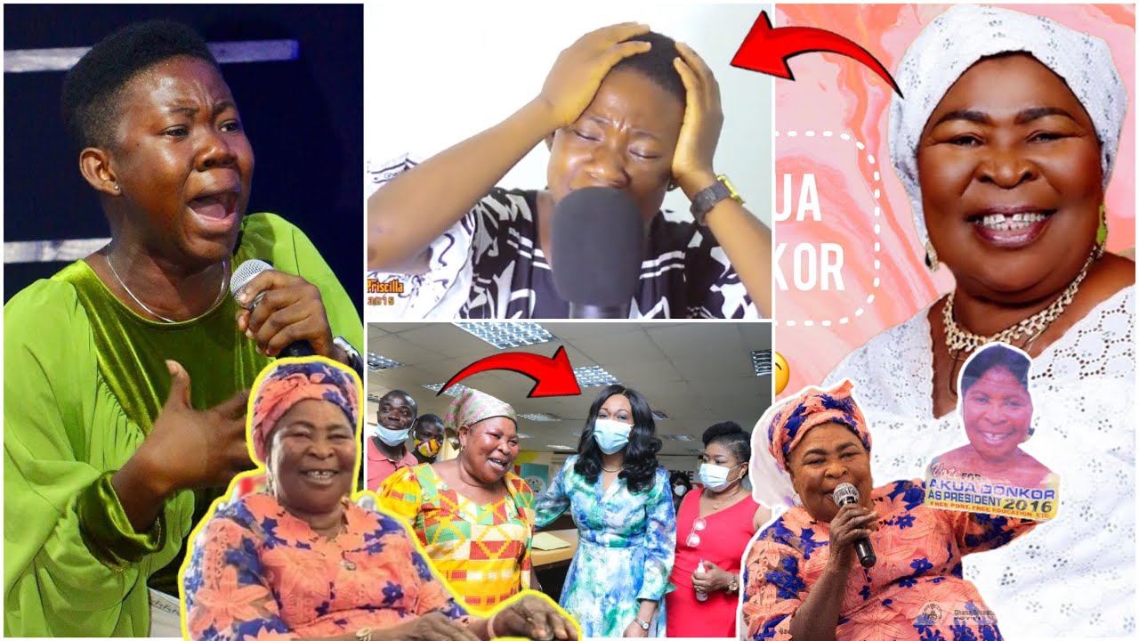 Odehyieba Priscilla Sang All💔Akua Donkor’s Favorite Song😭😭 Last Daughter Can’t Stop Crying