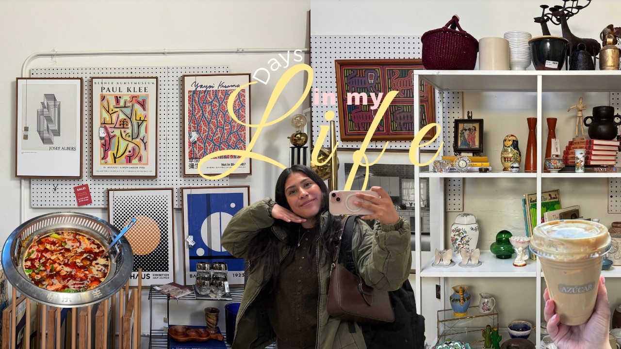 spend some days with me 🤍☕️🛍️ coffee, shops, & a date