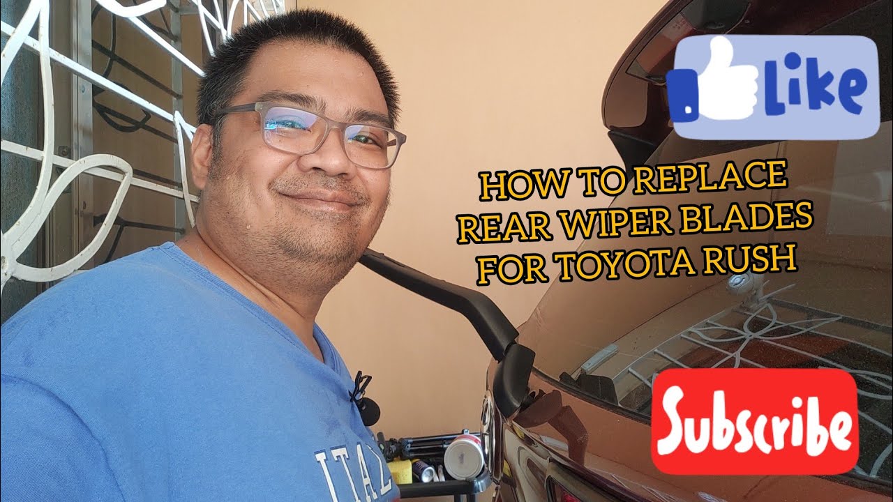 🇵🇭DIY: HOW TO REPLACE REAR WIPER BLADES FOR TOYOTA RUSH🏎️🇵🇭