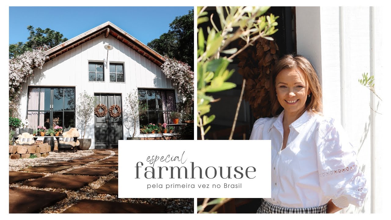 Convite Especial Farmhouse - primeiro curso de decoração Farmhouse do Brasil