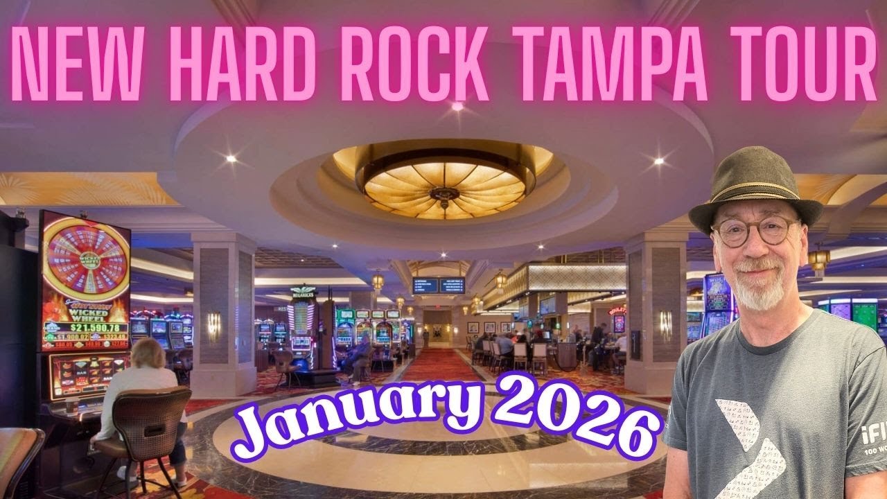 Новая пешеходная экскурсия по Hard Rock Tampa — январь 2026 г. #hardrocktampa #casinotour #walkth...
