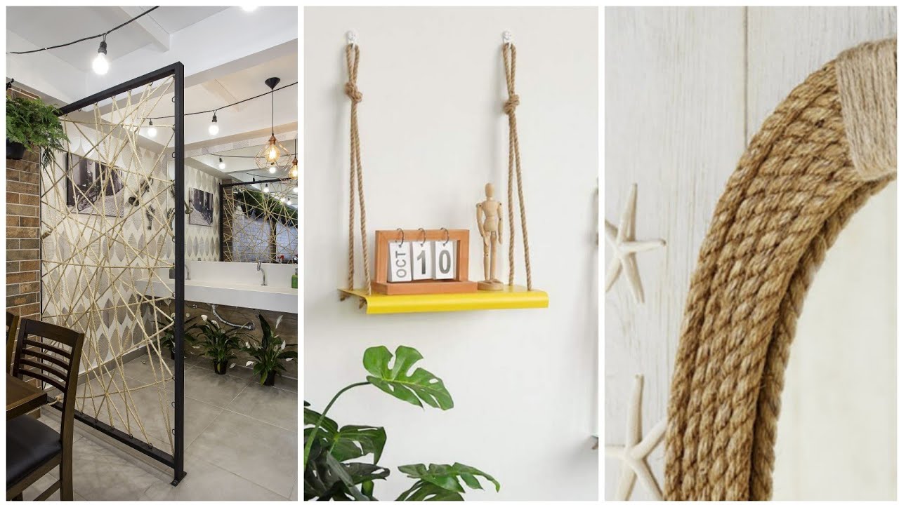 Поделки из веревки, 35 крутых идей декора из веревки