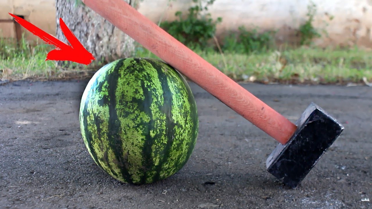 EXPERIMENT: HAMMER vs WATERMELON