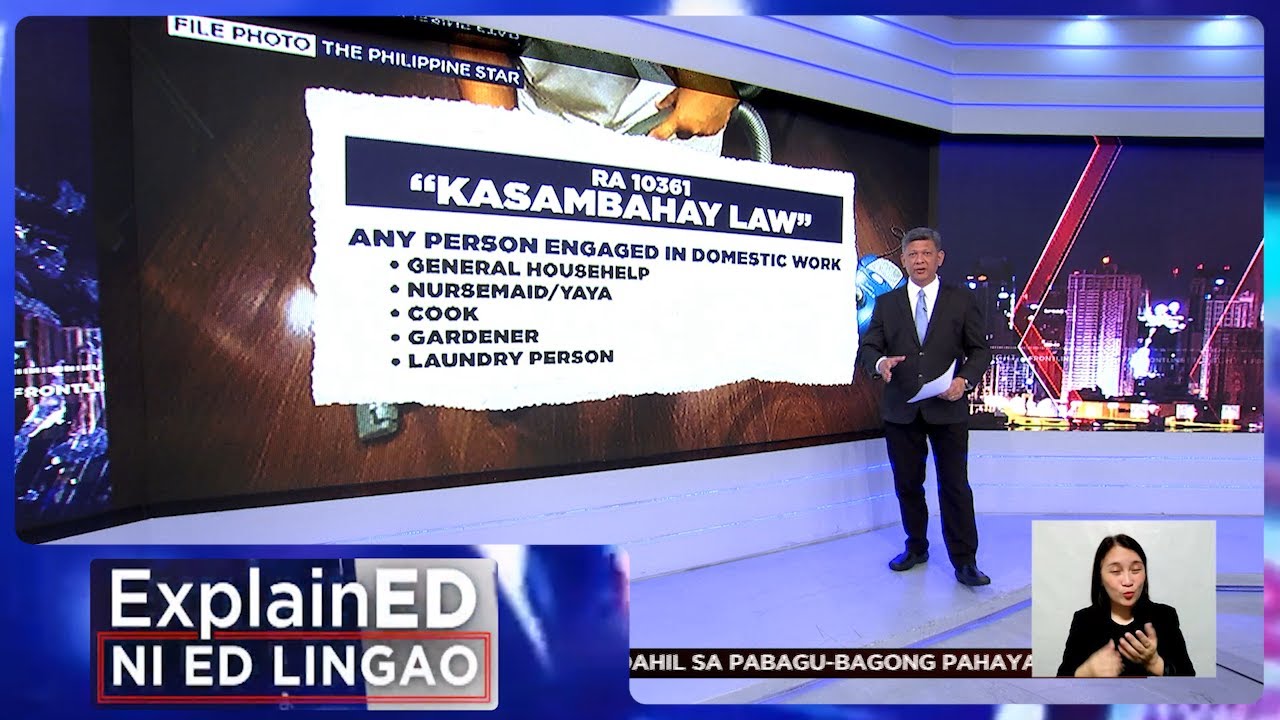 News ExplainED: Kasambahay Law | Frontline Tonight