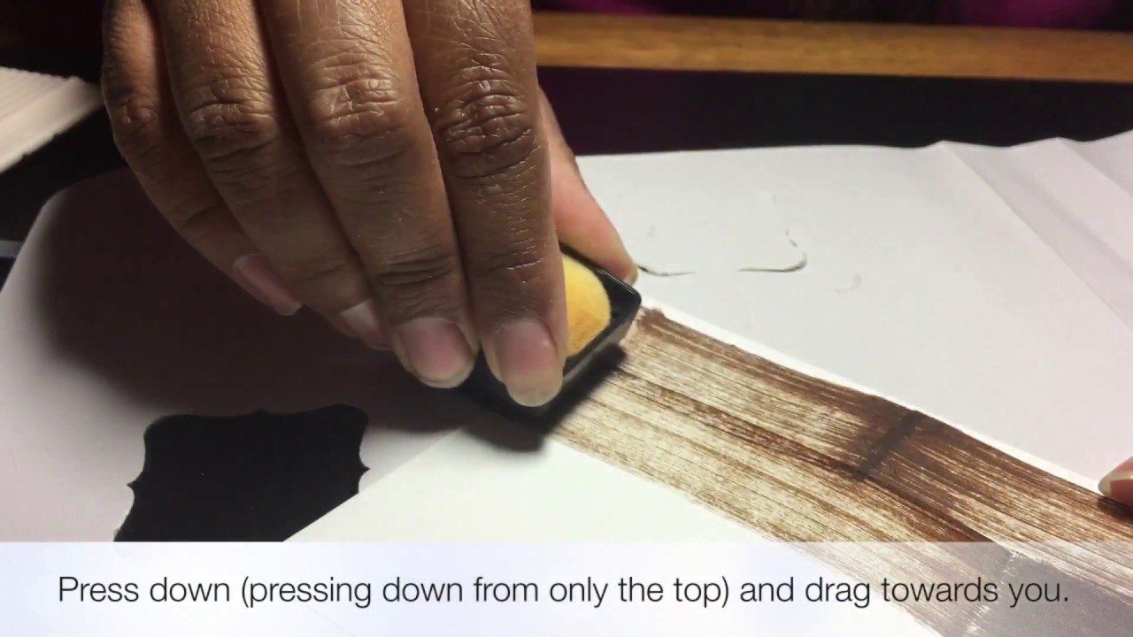 How to make faux paper wood planks