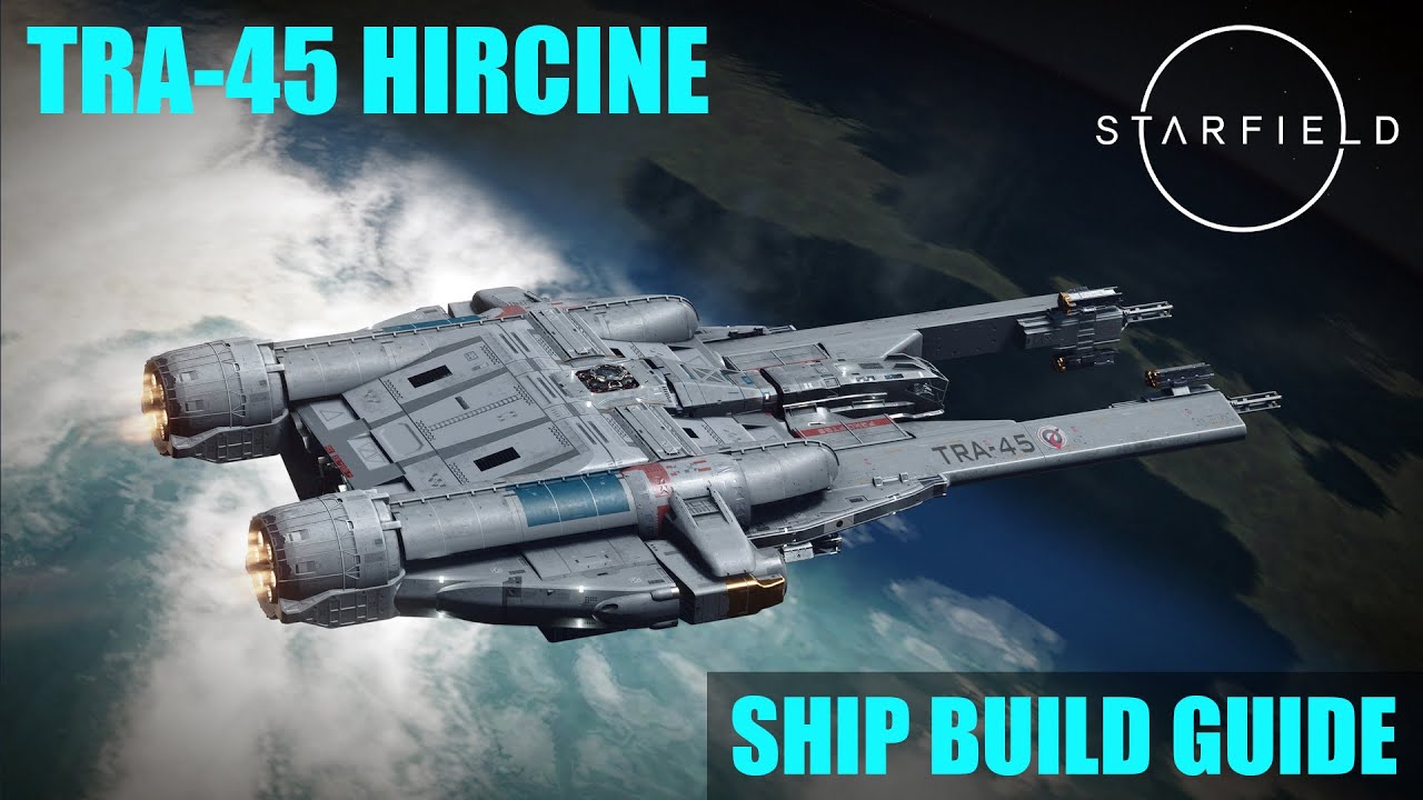 Starfield Ship Building Guide - TRA-45 Hircine Trackers Alliance Bounty Hunter ship build