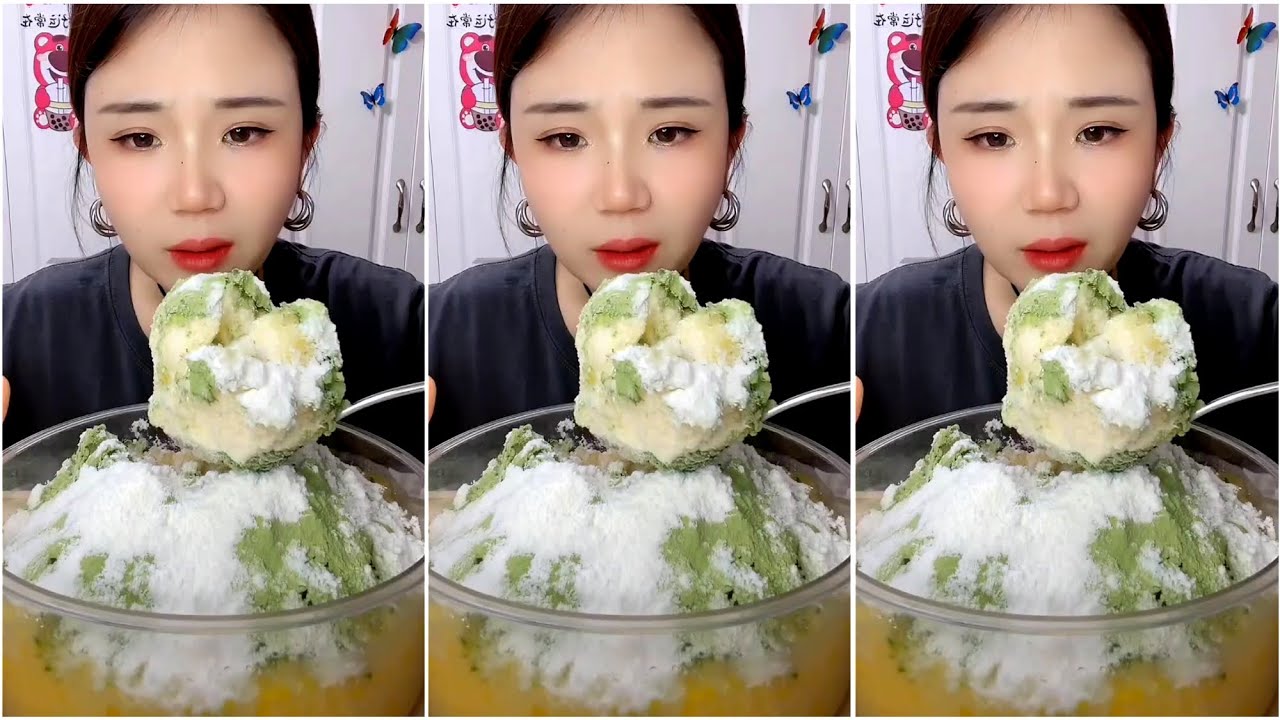SHAVED ICE EATING MUKBANG