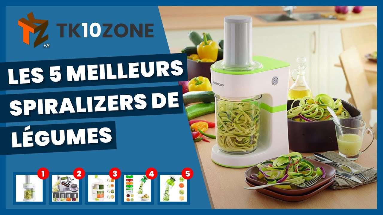 Les 5 meilleurs spiraliseurs ou trancheurs de légumes