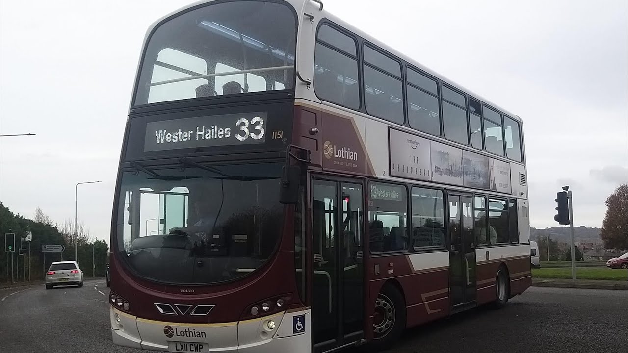 Redlinning B9TL Kickdown | Lothian Buses 1151 | LX11 CWP