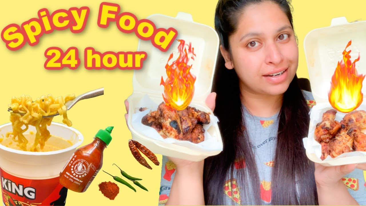 EATING Only SPICY  FOOD For 24 Hours 🌶  অনেক বড় ভুল করলাম 🔥 Shahnaz  Shimul Vlogz