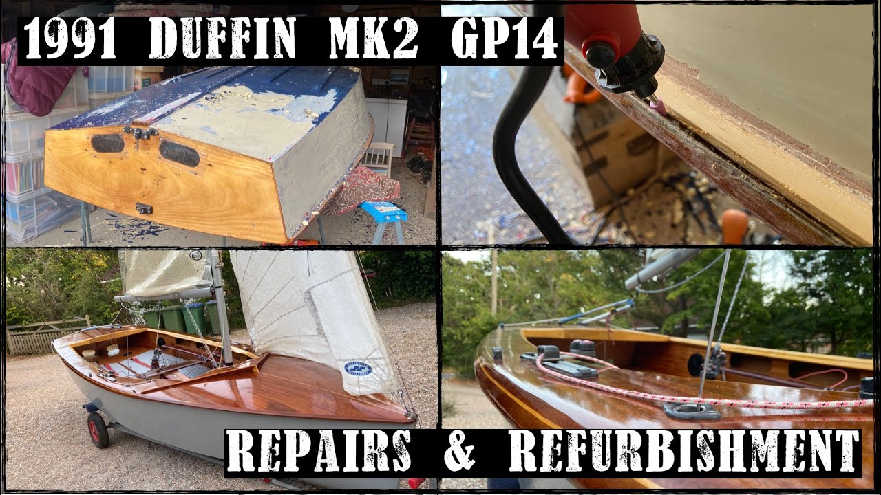 Mk2 GP14 Dinghy Refurbishment | Strip & Re-Paint | Gunwale Repairs | Epoxy Fillets | Fill & Fair
