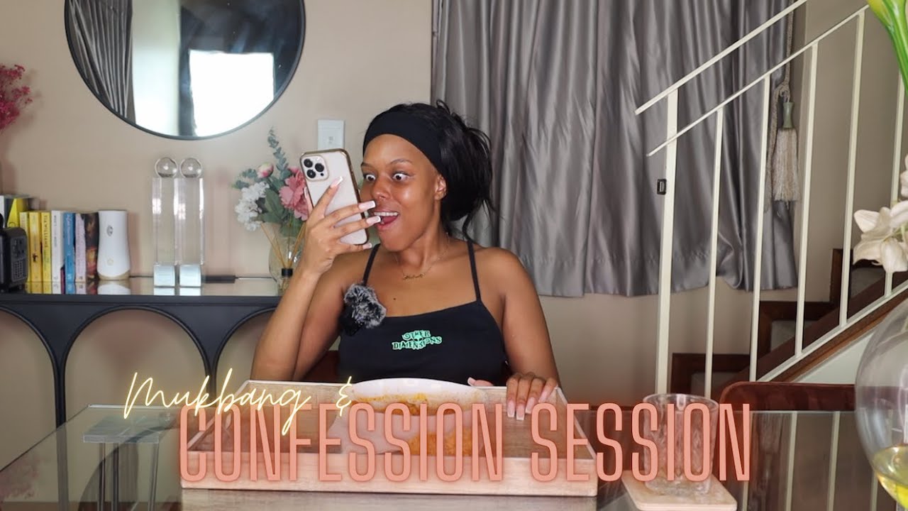 Let's get into this Confession Session & let's UNPACK🔥| Egg, Corn & Sausage boil mukbang 🍜🍲