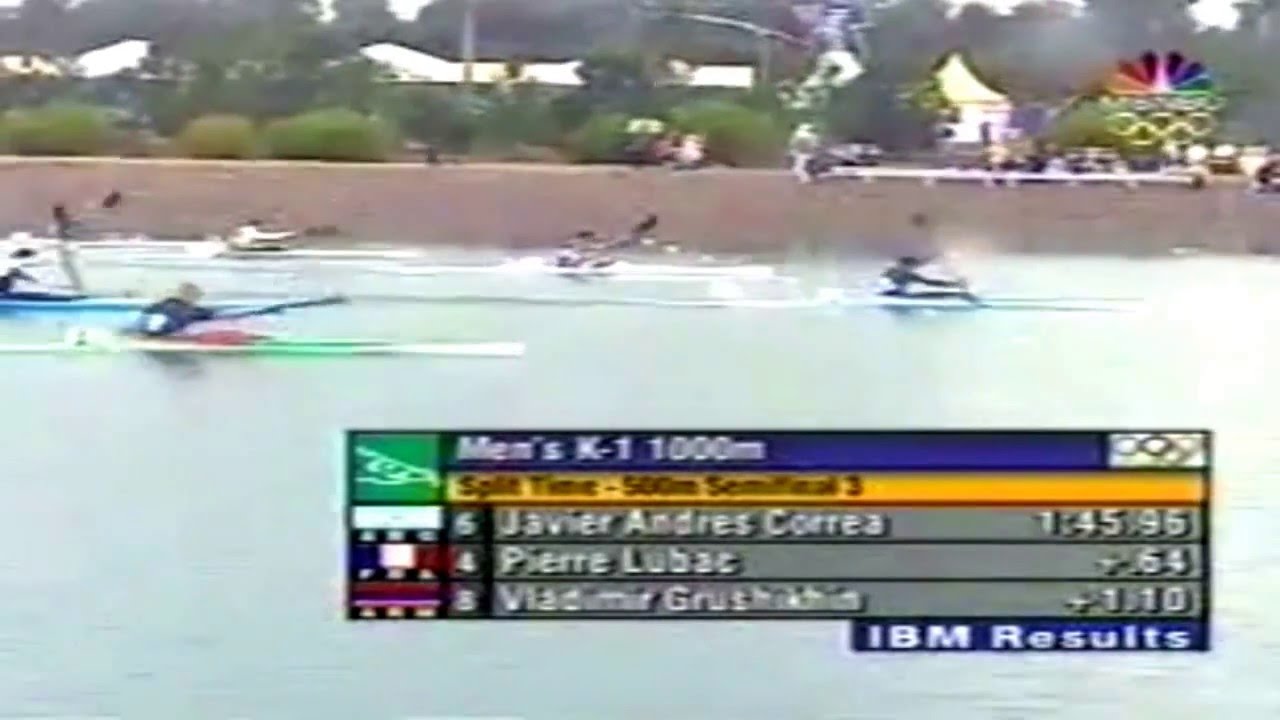 2000 Sydney Olympic Canoeing Men's K-1 1000 m Semifinals Heat 3 of 3 HD (16:9)