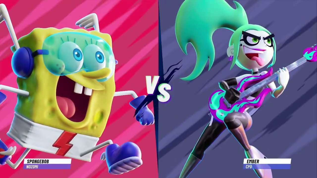 Spongebob Vs Ember Nickelodeon All Star Brawl 2