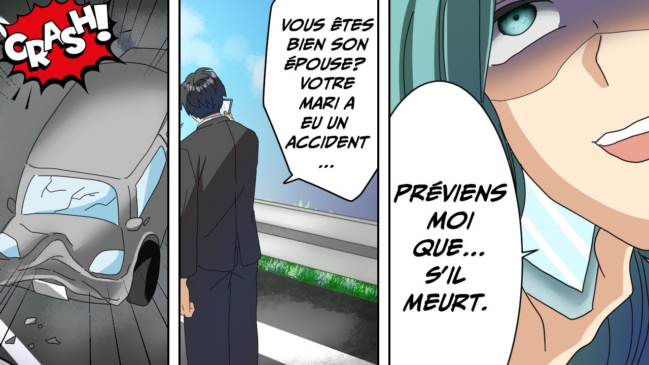 [Manga] Mon collègue a eut une accident et a perdu conscience mais quand j'ai appelé sa femme…