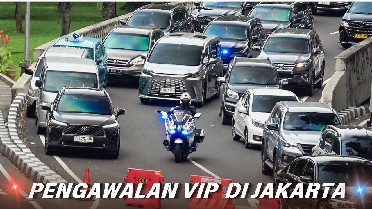 PENGAWALAN VIP POLISI‼️HUJAN BADAI PUN DITERJANG🔥