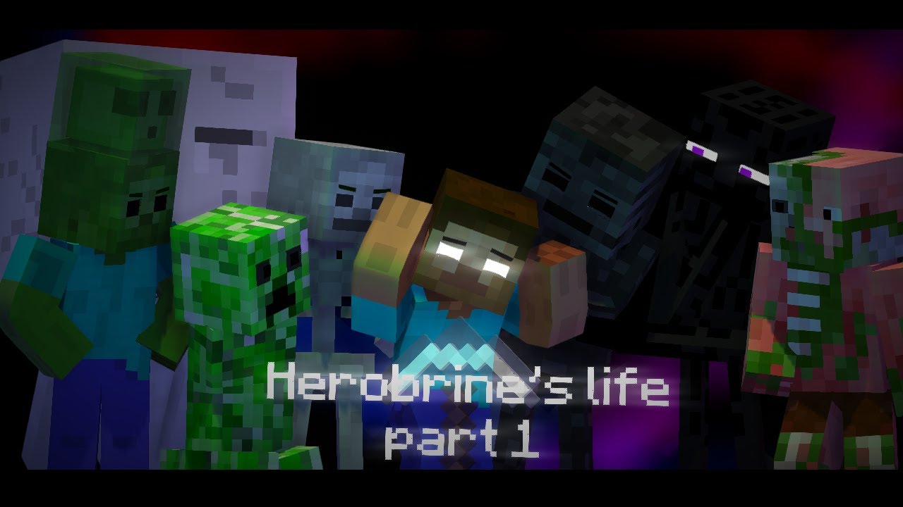 [S1EP2]: Herobrine's Life part 1 - Minecraft Animation