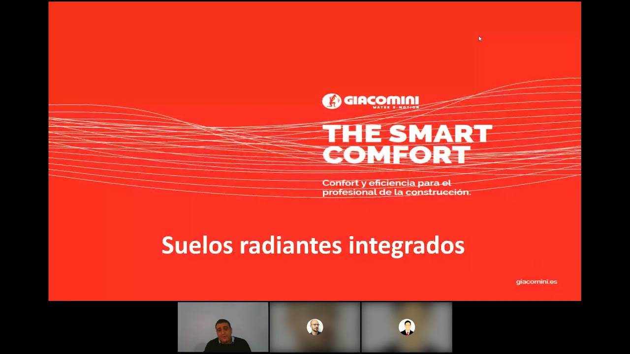 WEBINAR GIACOMINI - Sistemas radiantes y morteros de altas prestaciones