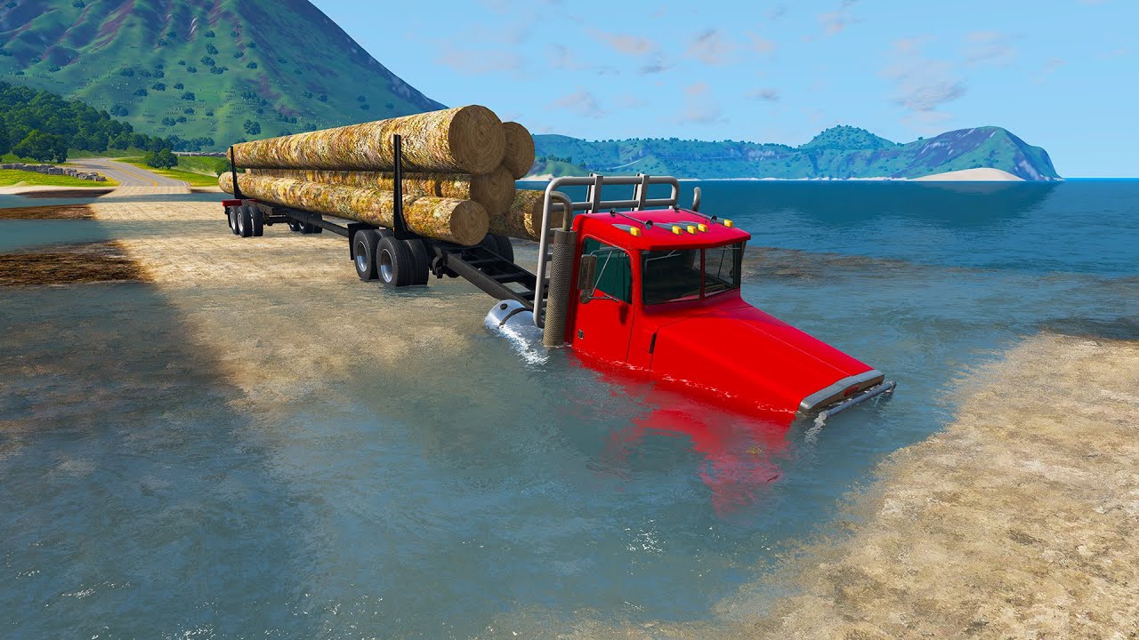 Cars vs Deep Water #1 – BeamNG.Drive