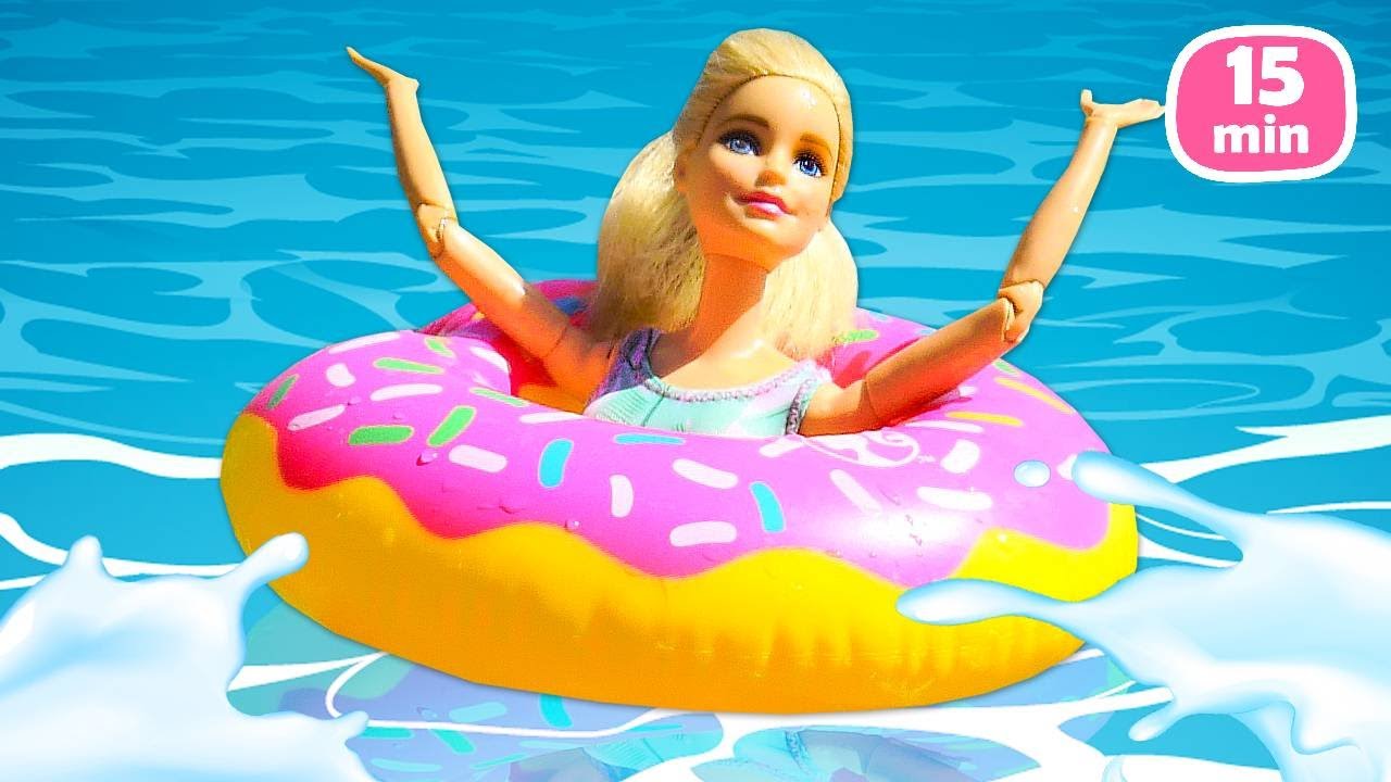 Barbie oyunları. Barbie ve Chelsea tatile gidiyor - en sevimli bölümler. Barbie videoları
