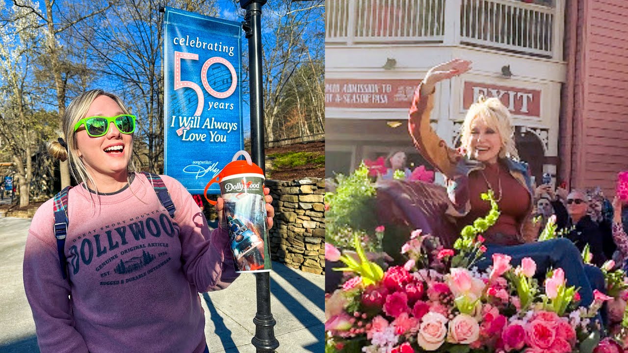 WE SAW DOLLY at Dollywood's Opening Weekend! Parade, Live Music, Rides, Cinnamon Bread & More
