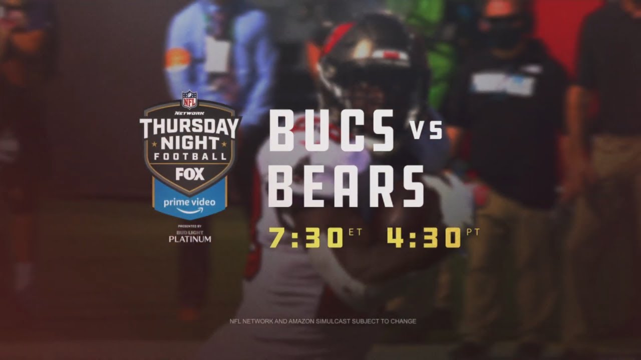 Buccaneers vs Bears | TNF on FOX | Thursday