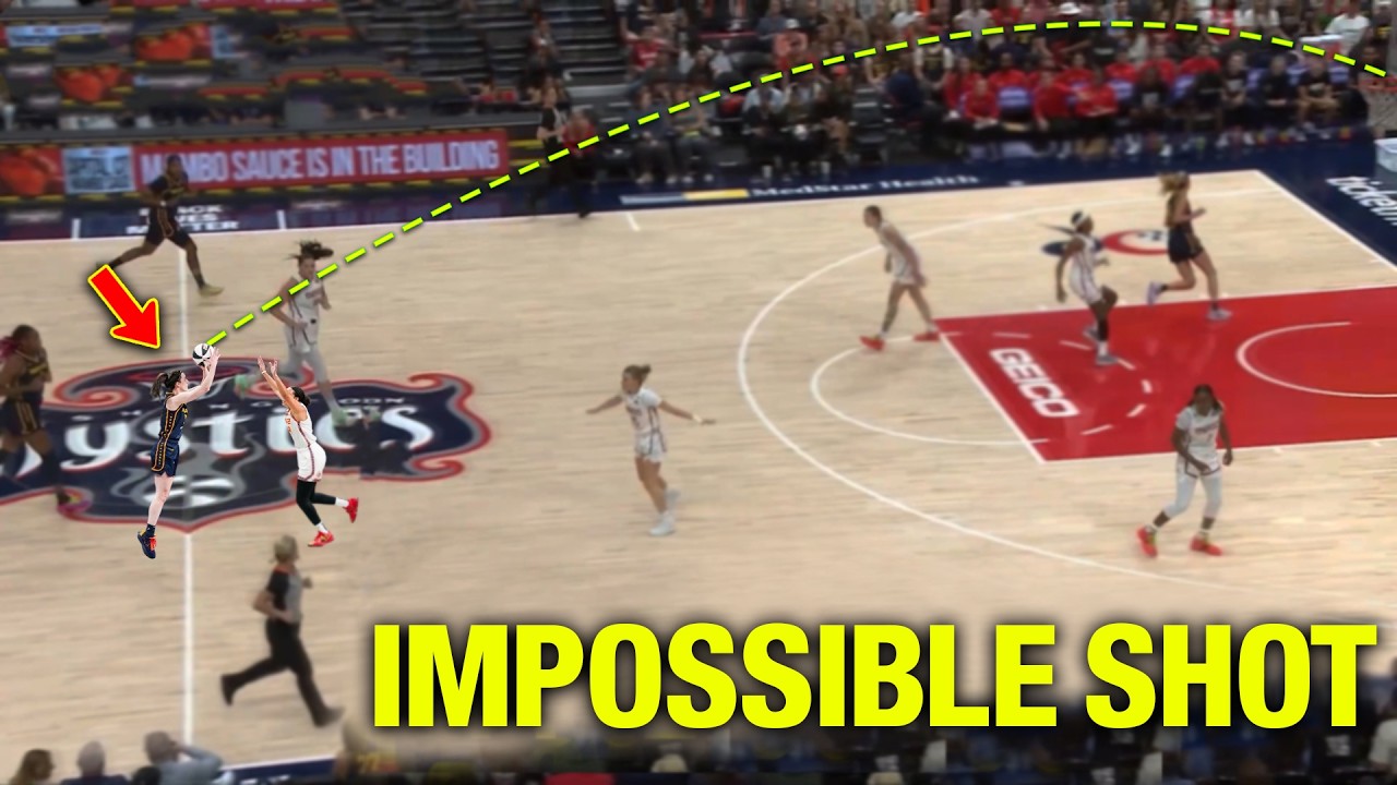 One Impossible Shot… Caitlin Clark Did the Unthinkable 😳💥🏀