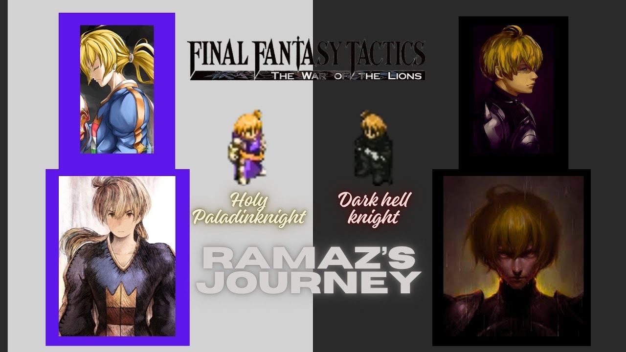 Final Fantasy Tactics  holy Paladin knight  Dark knight Ramza Journey! gameplay 4