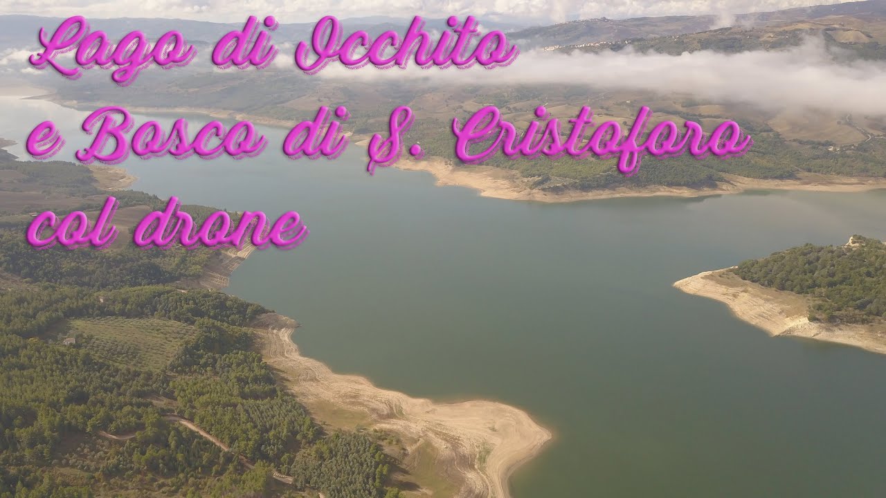 Lago di Occhito e Bosco di S.Cristoforo col drone