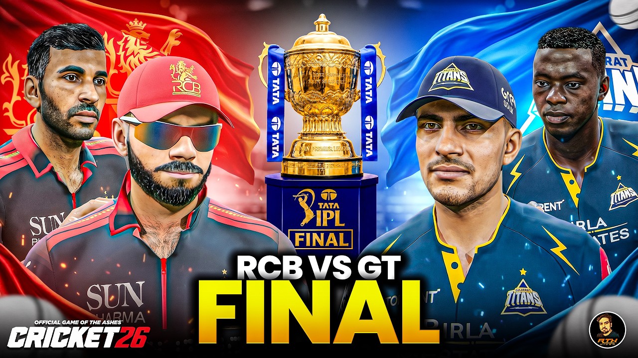 RCB vs GT IPL 2026 FINAL MATCH 🏆 Narendra Modi Stadium | Cricket 26 | RtxVivek