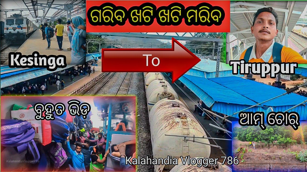 Gariba Khati Khati Mariba// Kesinga To Tiruppur//Kalahandia Vlogger 786