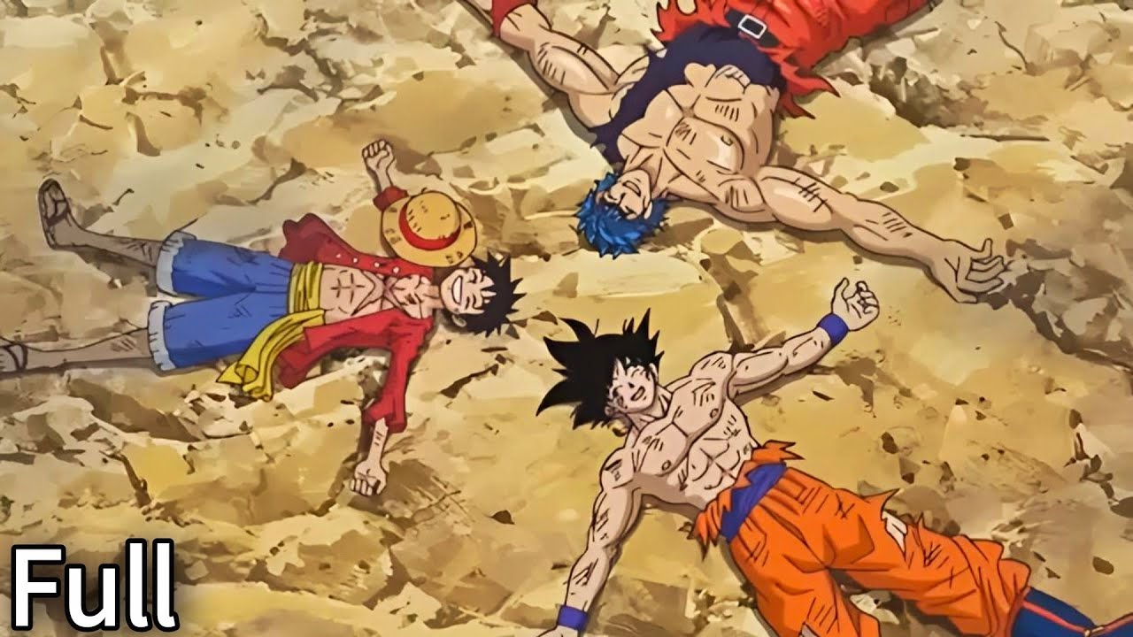 ANG NAPAKAGANDANG LABANAN SA ONE PIECE, DRAGON BALL AT TORIKO  [ LUFFY VS GOKU VS TORIKO ]