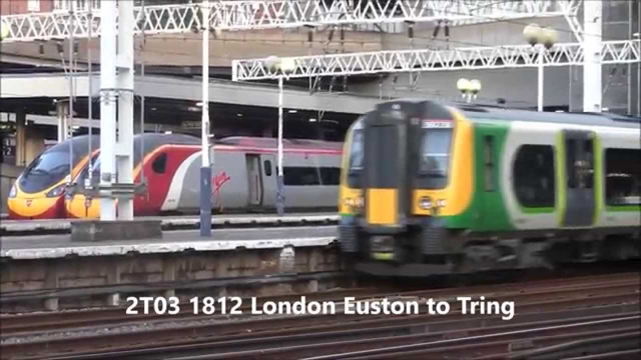 (HD) Rush Hour at London Euston 26/09/2014