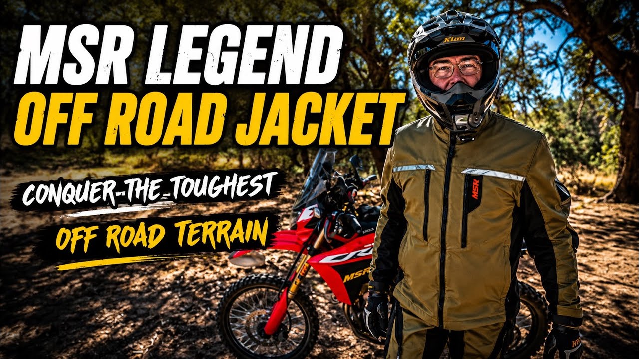 Куртка MSR Legend Offroad | Обзор экипировки для мотоциклов класса «приключенческий двойного назн...