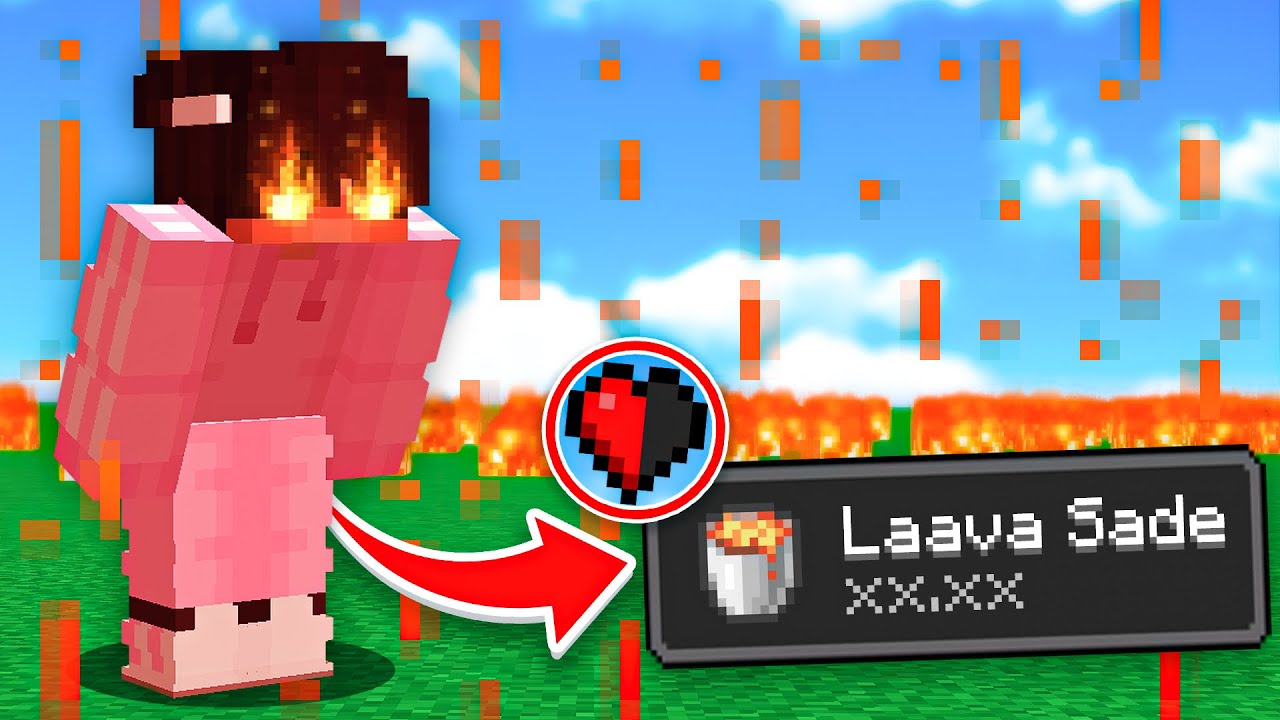 Minecraft, MUTTA Taivaalta Sataa LAAVAA?!