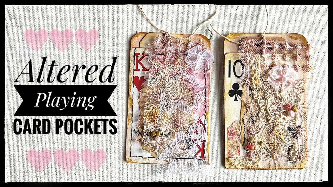 Altered Playing Card Pockets - Junk Journal