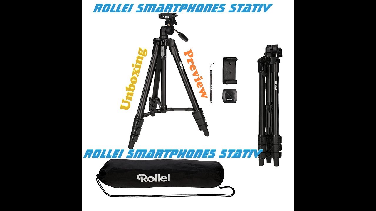 Rollei smartphone stativ - Unboxing, preview 📱