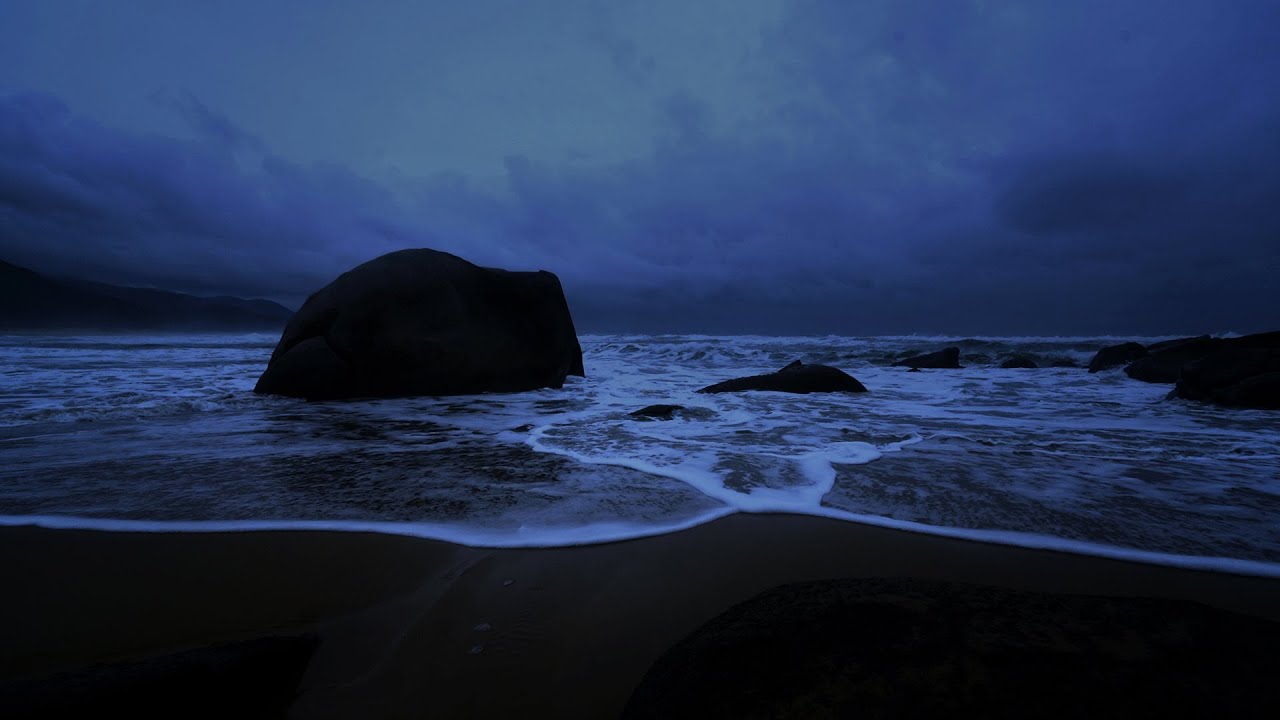 Deep Sleep with Ocean Waves - Soothing Night Beach Sounds for Anxiety Relief & Relaxation