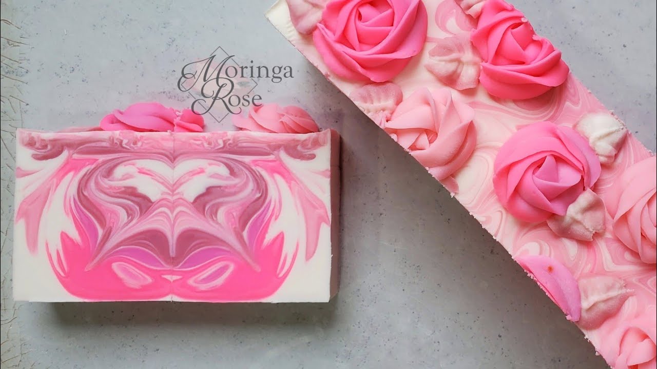 Rose Quartz Soap Making - Breast Cancer Awareness Cold Process Soap #3 - Pink Soap
