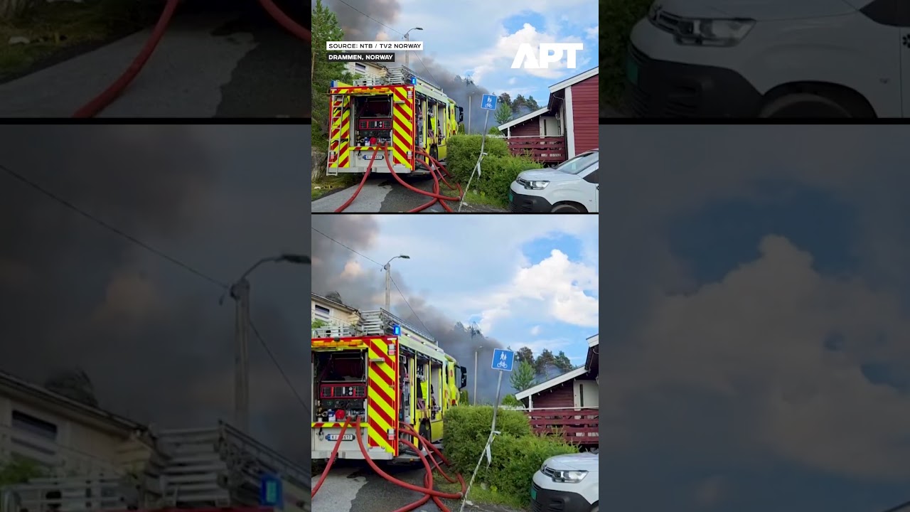 More Than 100 Homes Destroyed As Massive Fire Tears Through Norway Community | APT
