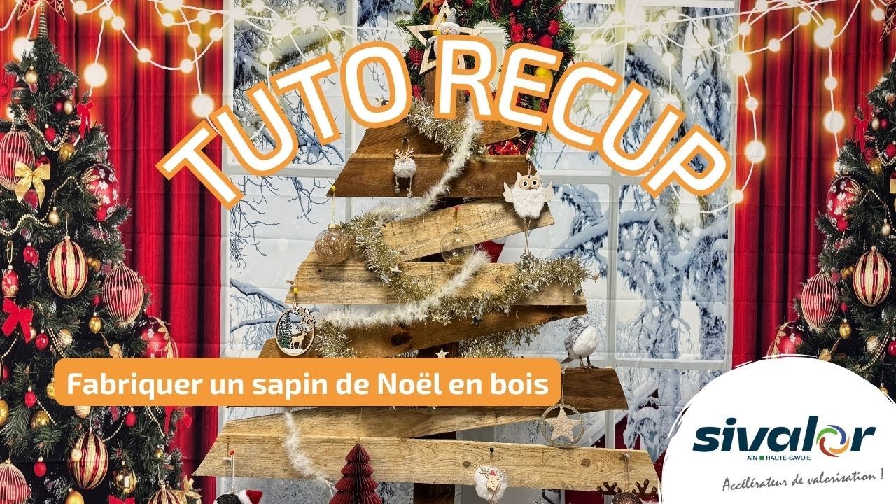 Tuto : fabriquez un sapin de Noël 100% récup !