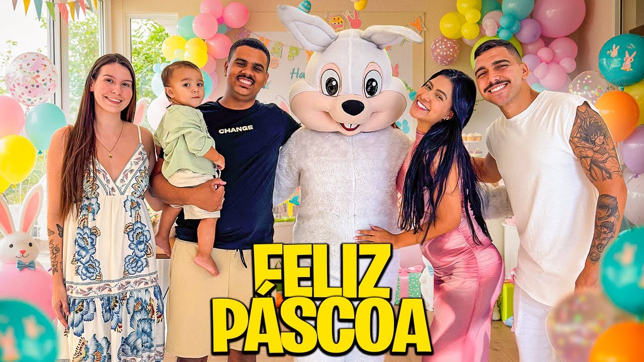 NOSSA PÁSCOA COM A JAQUELINE SOBRINHO! - MOSTRAMOS TUDO